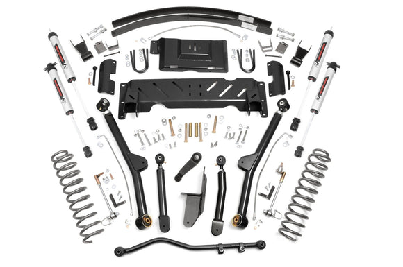 Rough Country 4.5" Lift Kit Long Arm For Jeep Cherokee XJ 4WD 84-01