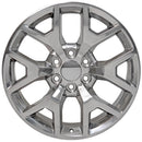 20" Replica Wheel CV92 Fits GMC Sierra Rim 20x9 Polished Wheel