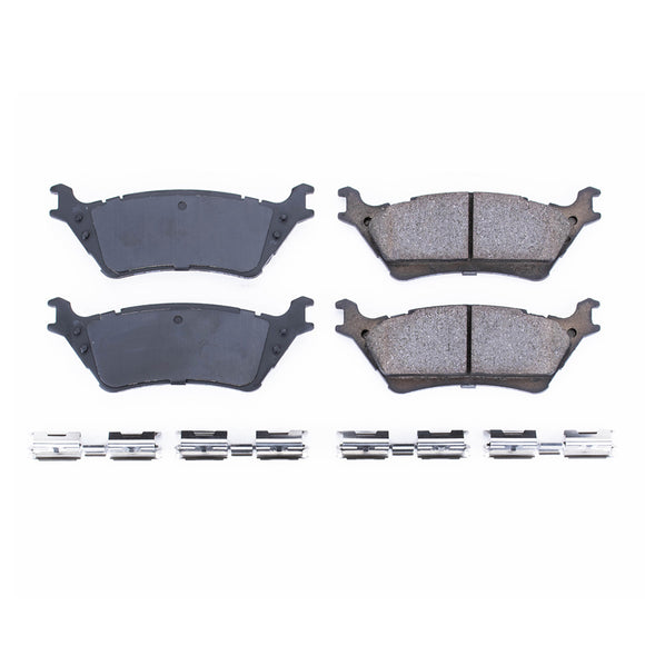 PowerStop Z17 Evolution Ceramic Brake Pads With Hardware