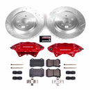 PowerStop Z23 Daily Driver Carbon-Fiber Ceramic Pads Drilled & Slotted Rotor & C