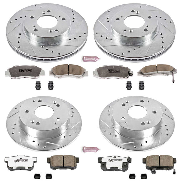 PowerStop Z26 Street Performance Ceramic Brake Pad and Drilled & Slotted Rotor K