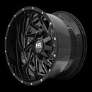 20x12 Hardrock Crusher Gloss Black Milled 5x127/139.7 ET-44 wheel/rim