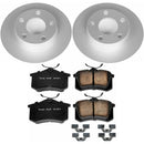 PowerStop Genuine Geomet Coated Rotor and Carbon-Fiber Ceramic Brake Pad Kit