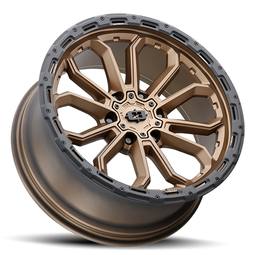 18x9 Vision 405 Korupt Satin Bronze Wheel 6x135 ET12 CB87.1