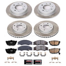 PowerStop Semi-Coated Rotor and Low-Dust Ceramic Brake Pad Kit