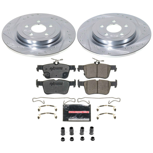 PowerStop Z26 Street Performance Ceramic Brake Pad and Drilled & Slotted Rotor K