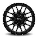 20x10 Hardrock Commander Gloss Black Milled 6x135/139.7 ET-19 wheel/rim-1