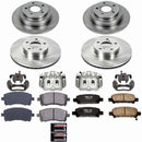PowerStop OE Stock Replacement Low-Dust Ceramic Brake Pad, Rotor and Caliper Kit