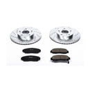 PowerStop Z23 Daily Driver Carbon-Fiber Ceramic Brake Pad and Drilled & Slotted