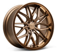 20x9.5 XXR 586 Flat Bronze Gloss Bronze Chrome Lip Wheel 5x112 ET35 CB73.1