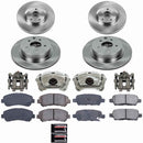 PowerStop OE Stock Replacement Low-Dust Ceramic Brake Pad, Rotor and Caliper Kit