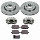 PowerStop OE Stock Replacement Low-Dust Ceramic Brake Pad, Rotor and Caliper Kit