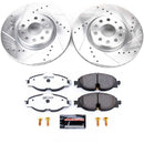 PowerStop Z26 Street Performance Ceramic Brake Pad and Drilled & Slotted Rotor Kit