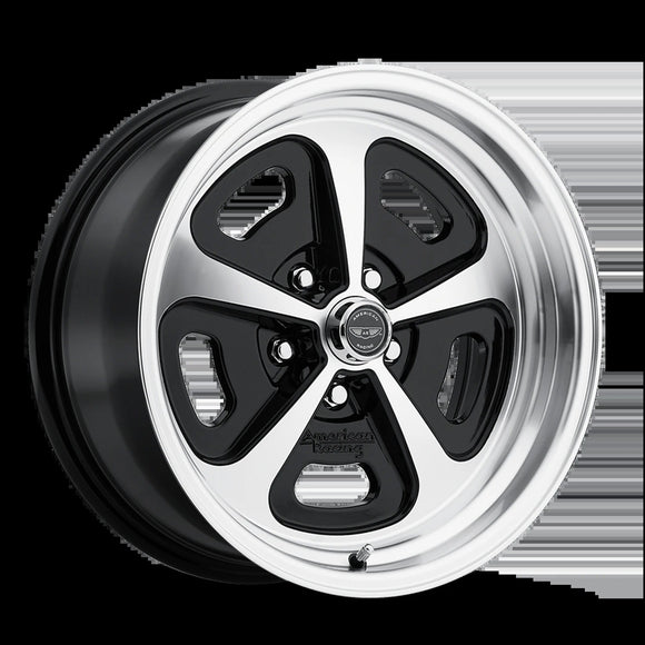 17X9 American Racing VN501 Black Machined Wheel/Rim 5x114.3 17-9 5-114.3