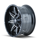 20x9 Mayhem Rampage Gloss Black Milled 8x165.1 ET0 CB130.8 Wheel Rim