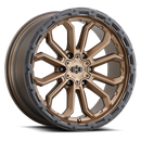 18x9 Vision 405 Korupt Satin Bronze Wheel 6x120 ET12 CB67.1