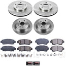 PowerStop OE Stock Replacement Low-Dust Ceramic Brake Pad and Rotor Kit