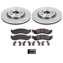 PowerStop OE Stock Replacement Low-Dust Ceramic Brake Pad and Rotor Kit