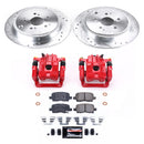 PowerStop Z23 Daily Driver Carbon-Fiber Ceramic Pads Drilled & Slotted Rotor & C