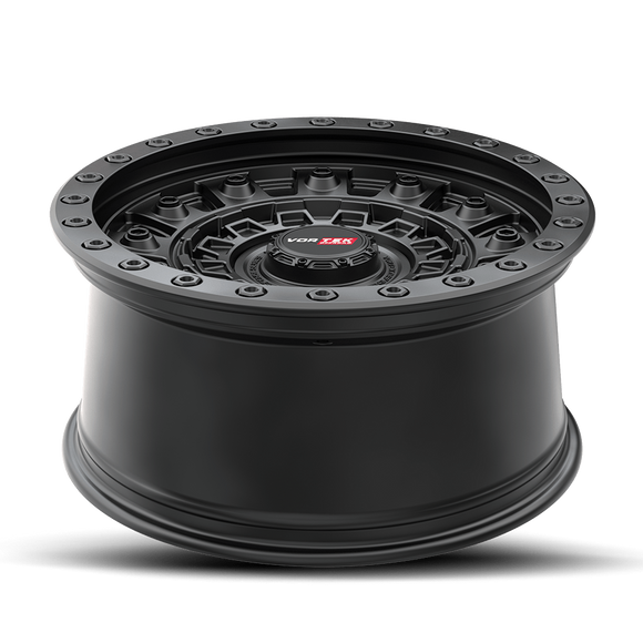 18x9 Vortek VRD-701 Armor Matte Black 6x135 ET-18 CB106.1 Wheel Rim