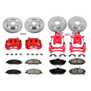 PowerStop Z23 Daily Driver Carbon-Fiber Ceramic Pads Drilled & Slotted Rotor & C