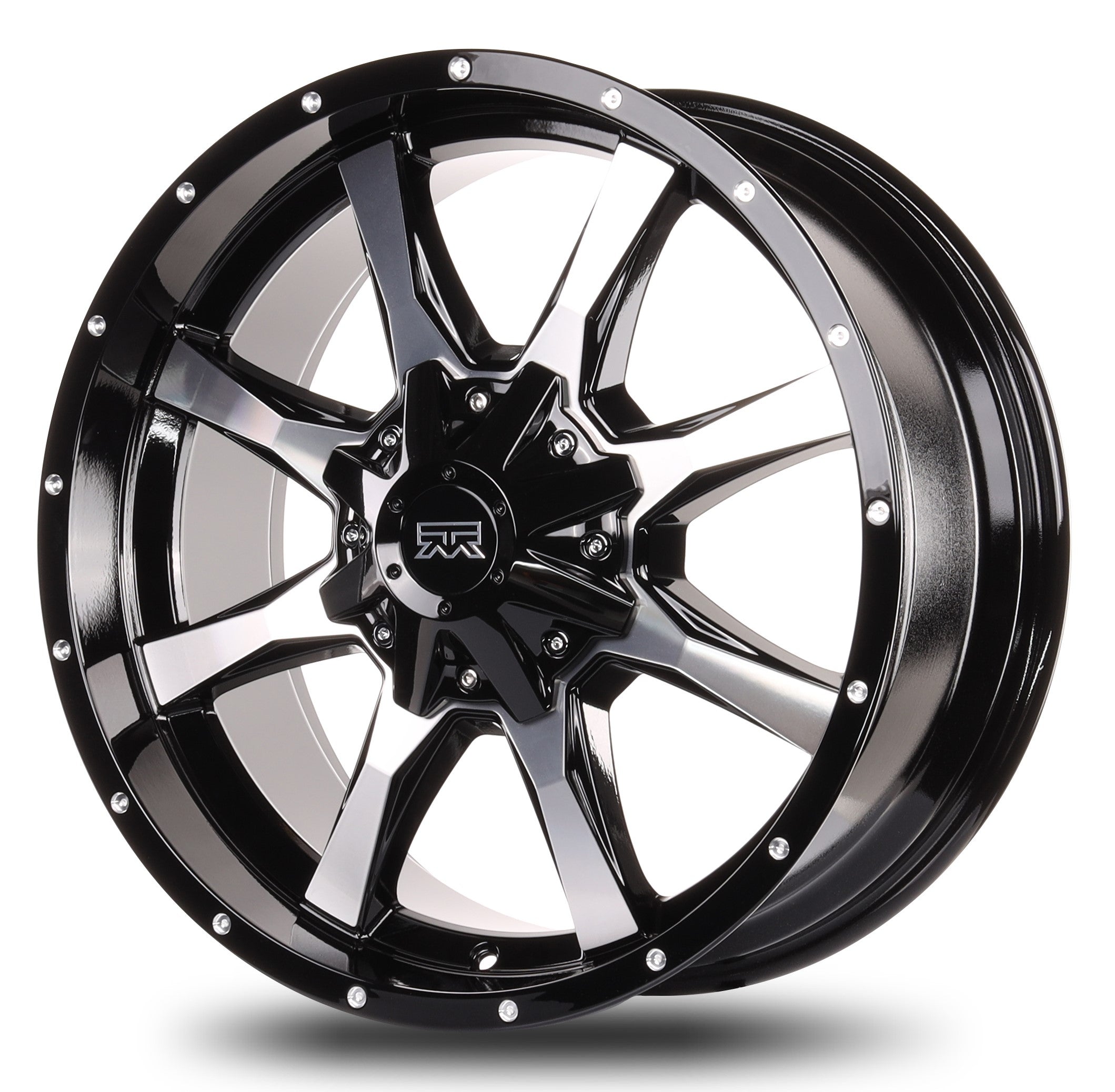 20x9 Mudder Trucker MT513 Breakover Black Machined 8x180 ET18 Wheel Rim