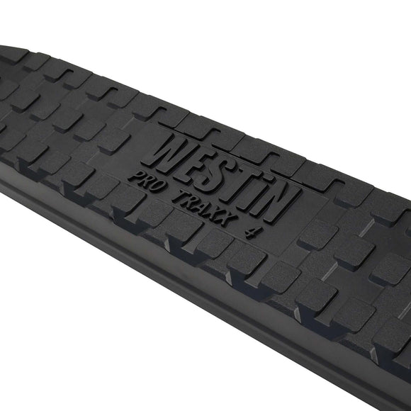 Westin PRO TRAXX 4 Oval Nerf Step Bars Powder Coated Black Steel 21-22675