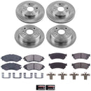 PowerStop OE Stock Replacement Low-Dust Ceramic Brake Pad and Rotor Kit