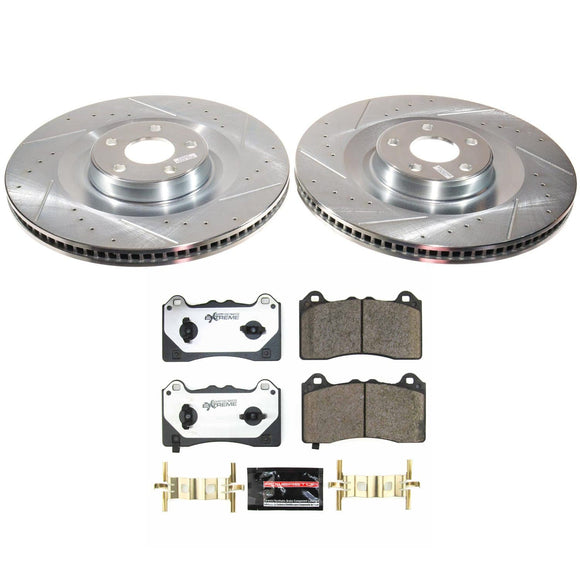 PowerStop Z26 Street Performance Ceramic Brake Pad and Drilled & Slotted Rotor K