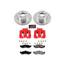 PowerStop Z23 Daily Driver Carbon-Fiber Ceramic Pads Drilled & Slotted Rotor & C