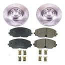 PowerStop OE Stock Replacement Low-Dust Ceramic Brake Pad and Rotor Kit