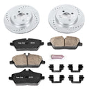 PowerStop Z23 Daily Driver Carbon-Fiber Ceramic Brake Pad and Drilled & Slotted