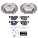 PowerStop Semi-Coated Rotor and Low-Dust Ceramic Brake Pad Kit