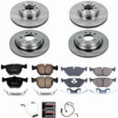 PowerStop OE Stock Replacement Low-Dust Ceramic Brake Pad and Rotor Kit