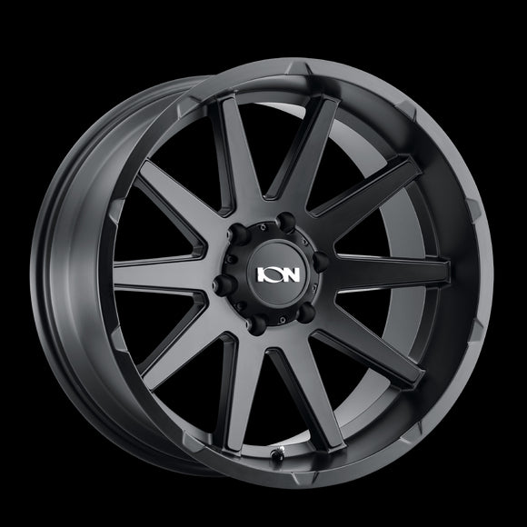20X10 Ion Alloy 143 Black-Matte Wheel/Rim 6x139.7 ET-19 143-2183MB