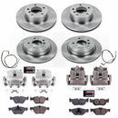 PowerStop OE Stock Replacement Low-Dust Ceramic Brake Pad, Rotor and Caliper Kit