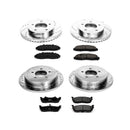 PowerStop Z23 Daily Driver Carbon-Fiber Ceramic Brake Pad and Drilled & Slotted