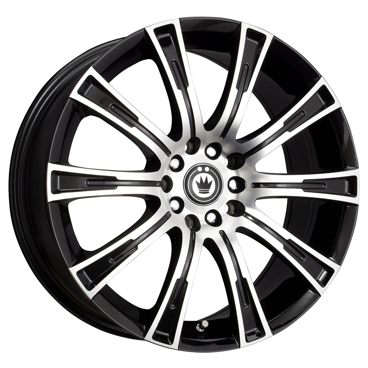 16x7.5 Konig Crown Machined Face/ Black 5x105 5x114.3 5x4.5 ET40 Wheel Rim - 0