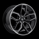 20x10 Foose Outcast Black Wheel/Rim 5X120 5-120  20-10-2