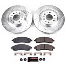 PowerStop Z23 Daily Driver Carbon-Fiber Ceramic Brake Pad and Drilled & Slotted