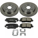 PowerStop OE Stock Replacement Low-Dust Ceramic Brake Pad and Rotor Kit