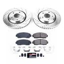 PowerStop Z23 Daily Driver Carbon-Fiber Ceramic Brake Pad and Drilled & Slotted