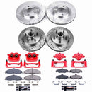 PowerStop Z23 Daily Driver Carbon-Fiber Ceramic Pads Drilled & Slotted Rotor & C