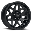 17x7 Vision 416 Se7En Satin Black 5x114.3 5x4.5 ET0 Wheel Rim