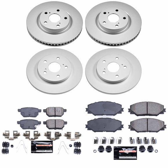 Z23 Daily Driver Premium Carbon-Fiber Ceramic Brake Pad and Fully Coated Rotor K