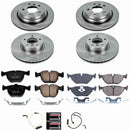 PowerStop OE Stock Replacement Low-Dust Ceramic Brake Pad and Rotor Kit