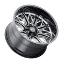 22x12 WELD Off-Road Cascade Black Milled 5x139.7 5x150 ET-44 CB110.2 Wheel Rim-2