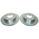 PowerStop Evolution Drilled Slotted Rotors Pair Rear For Freightliner Sprinter
