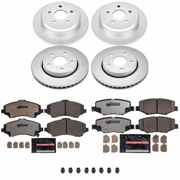 Z36 Truck & Tow Premium Carbon-Fiber Ceramic Brake Pad and Fully Coated Rotor Ki