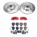PowerStop Z23 Daily Driver Carbon-Fiber Ceramic Pads Drilled & Slotted Rotor & C